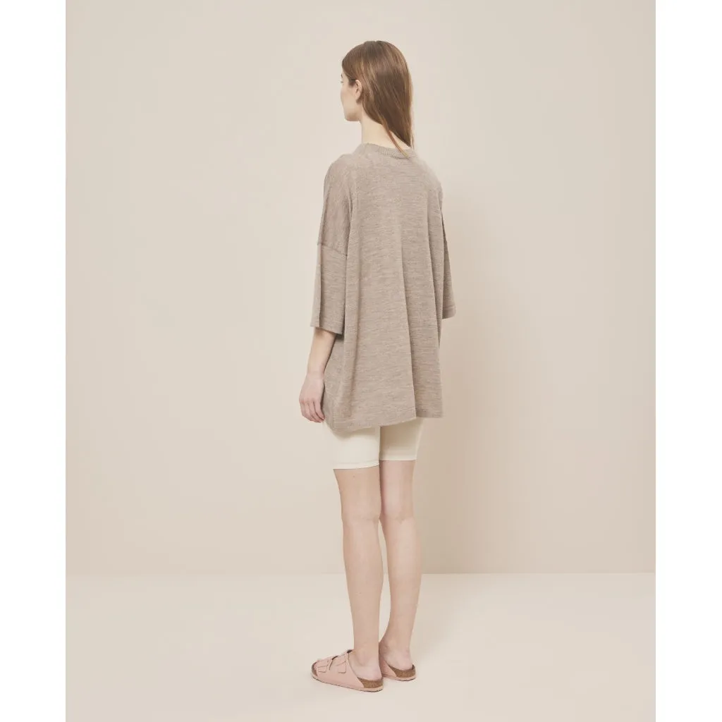 Lunar Luxe Shorts 8 - Oatmeal