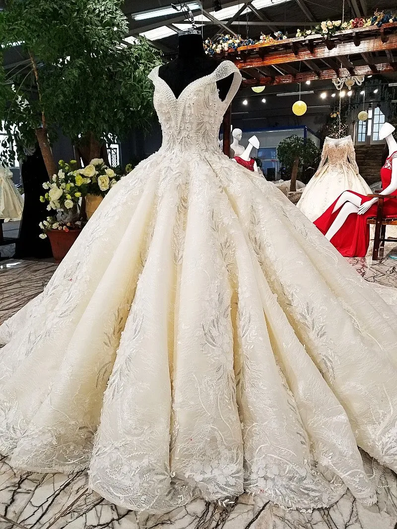 luxury beaded cap sleeve lace up beauty bridal wedding gown