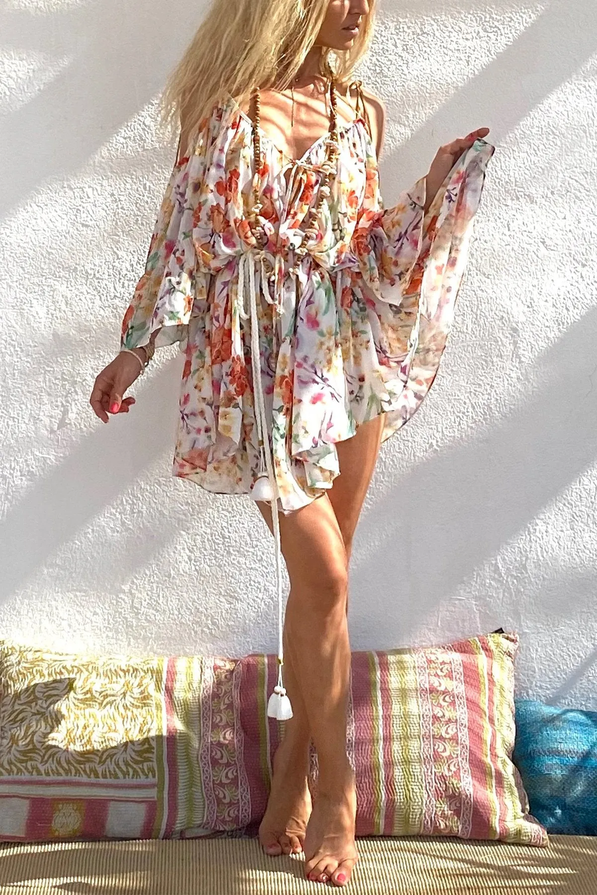 Madagascar Dress in Abricot