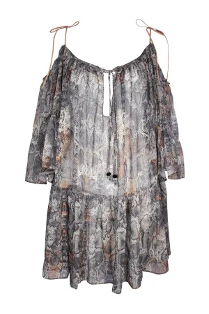Madagascar Dress in Snake
