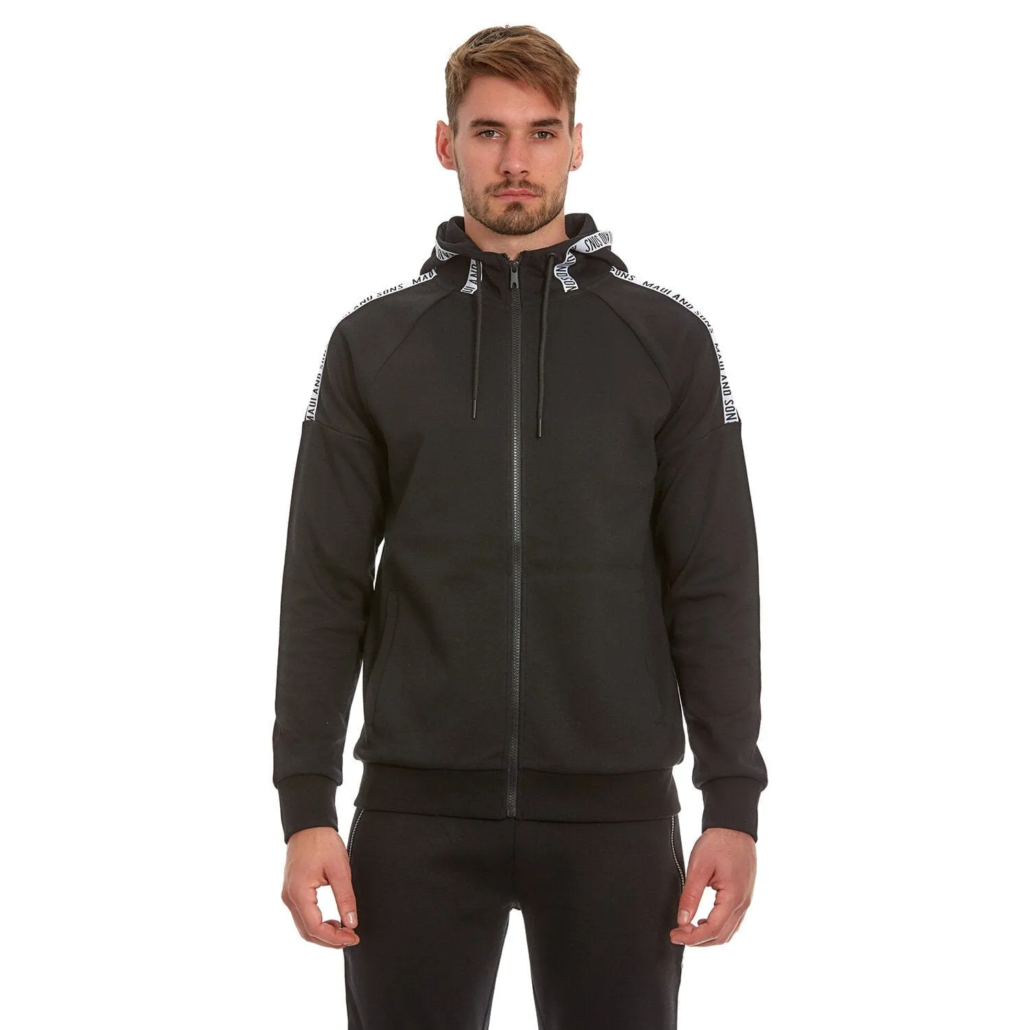 MAUI Mens Dobli Hoodie Black