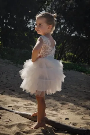 May Lace Tutu Dress - Flower Girl