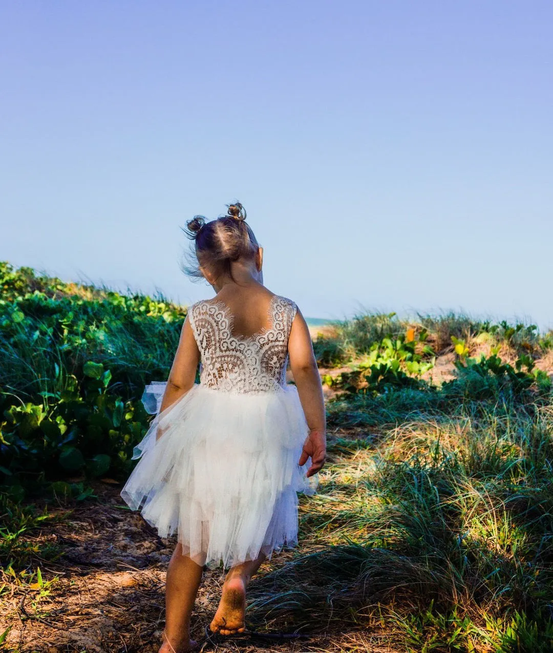 May Lace Tutu Dress - Flower Girl