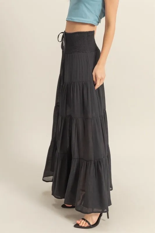 Megan Maxi Skirt (Two Colors)