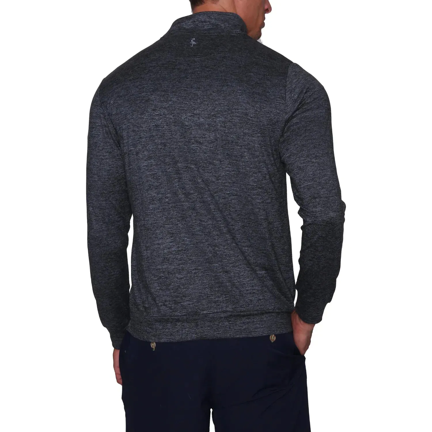 MELANGE LONG SLEEVE Q-ZIP