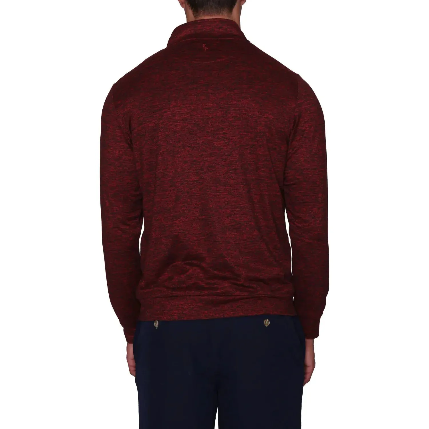 MELANGE LONG SLEEVE Q-ZIP
