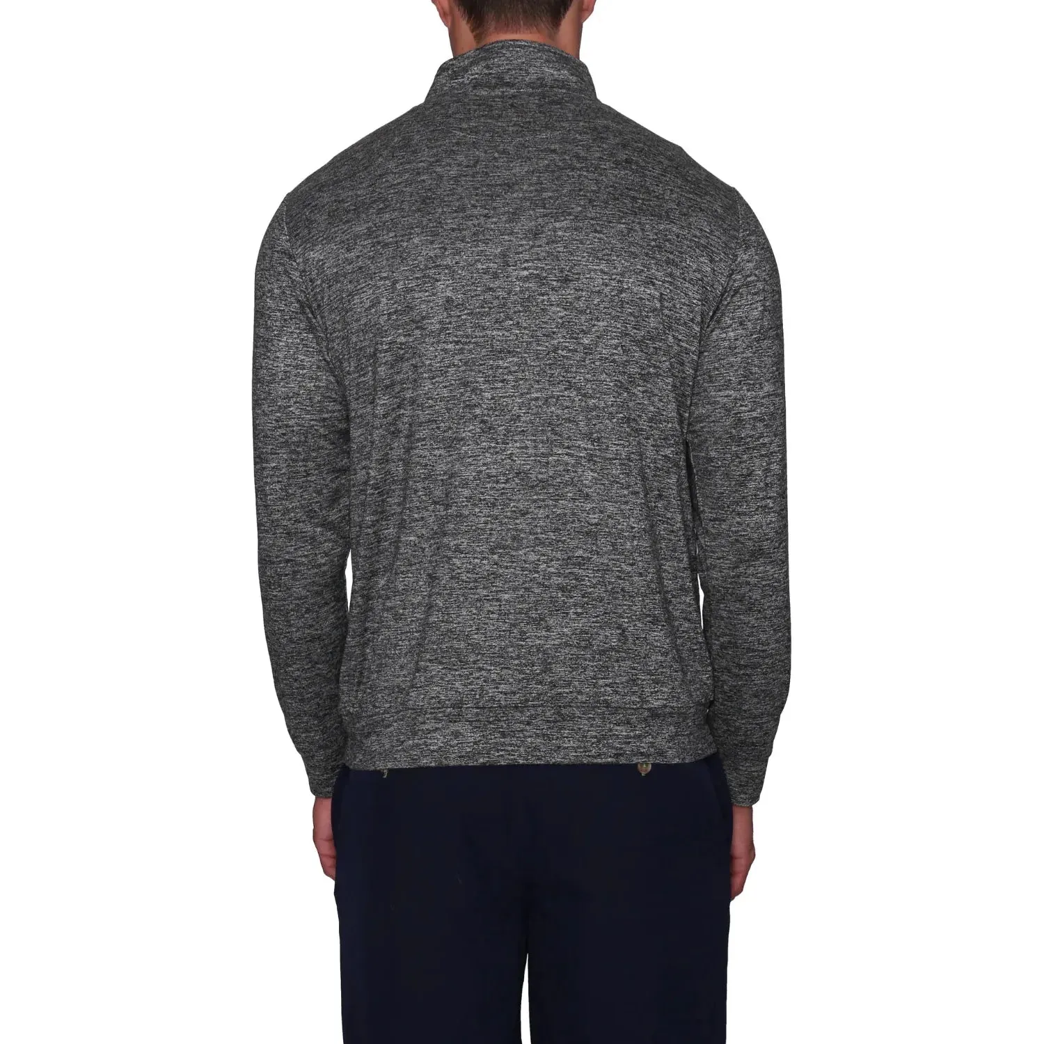 MELANGE LONG SLEEVE Q-ZIP