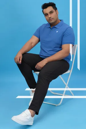 Men Plus Size Solid Relax Fit Trackpants with DURACOOL 