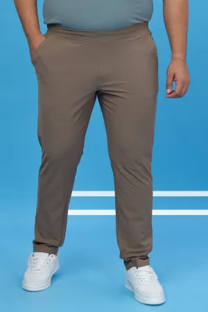 Men Plus Size Solid Relax Fit Trackpants with DURACOOL 