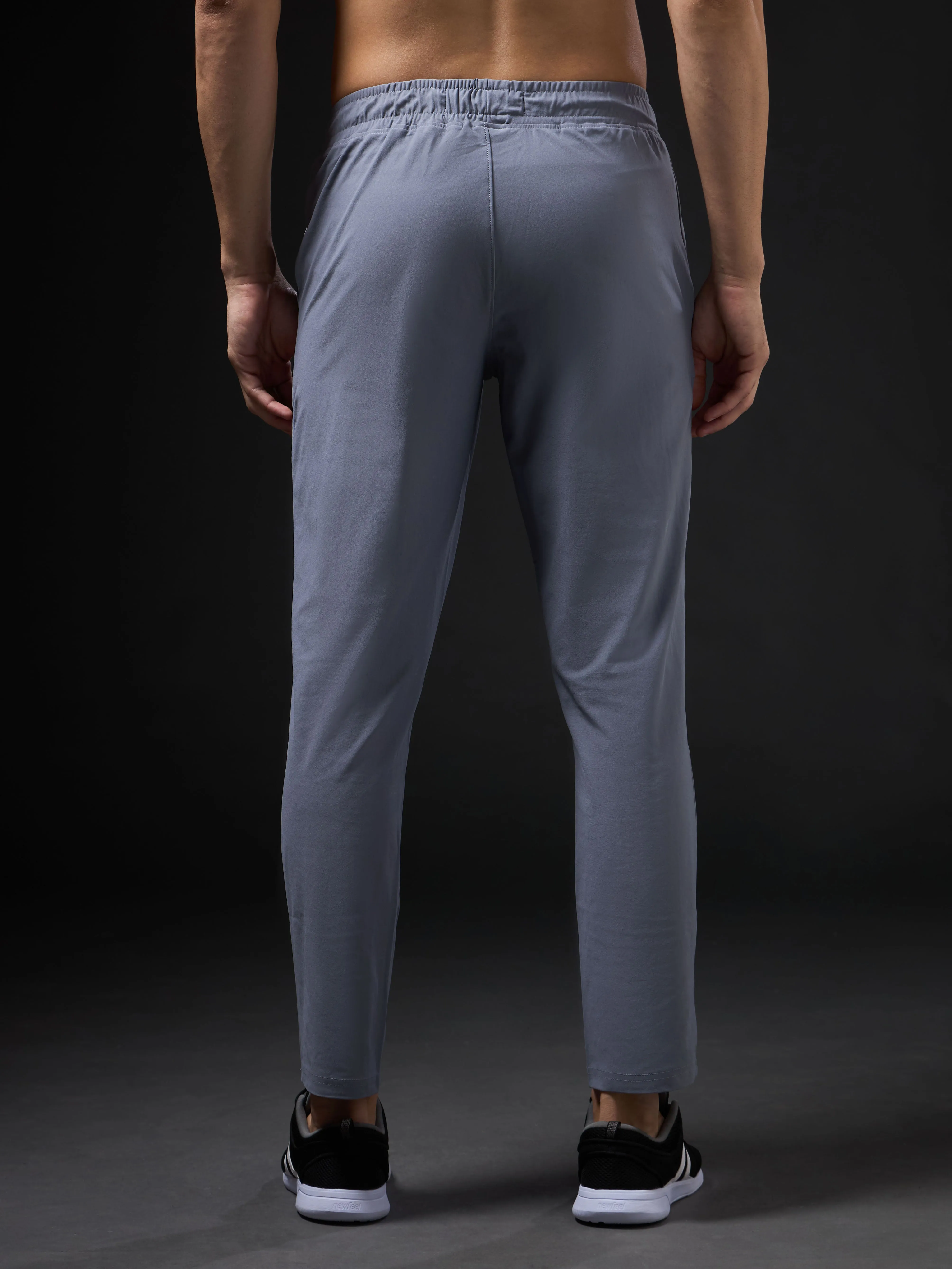 Men Solid Relax Fit Trackpants with DURACOOL 