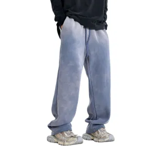 Men's Acid Wash Faded Joggers