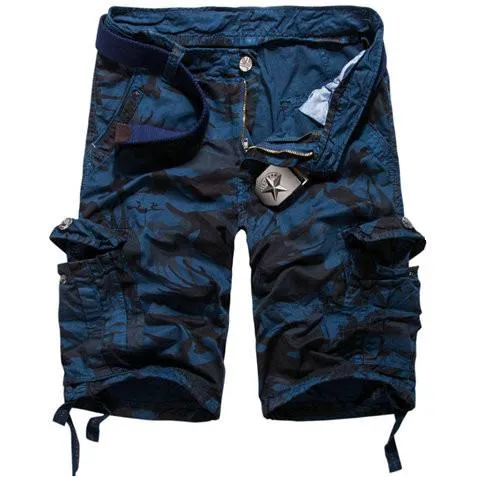Men's Fashion Print Cargo Shorts