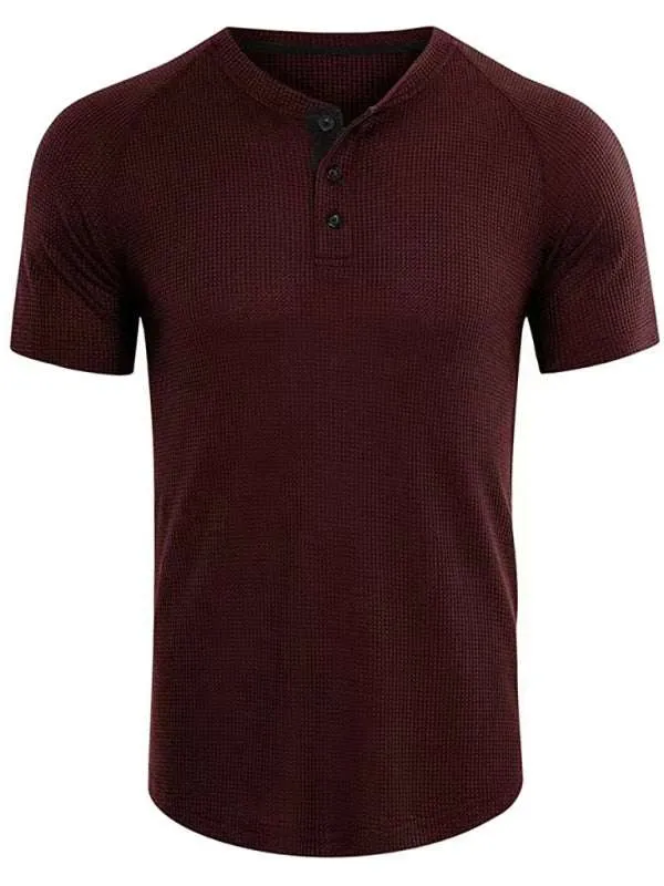 Men's Slim Fit Performance Round Neck Tee - Perfect for Workouts and Casual Wear