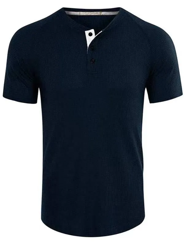 Men's Slim Fit Performance Round Neck Tee - Perfect for Workouts and Casual Wear