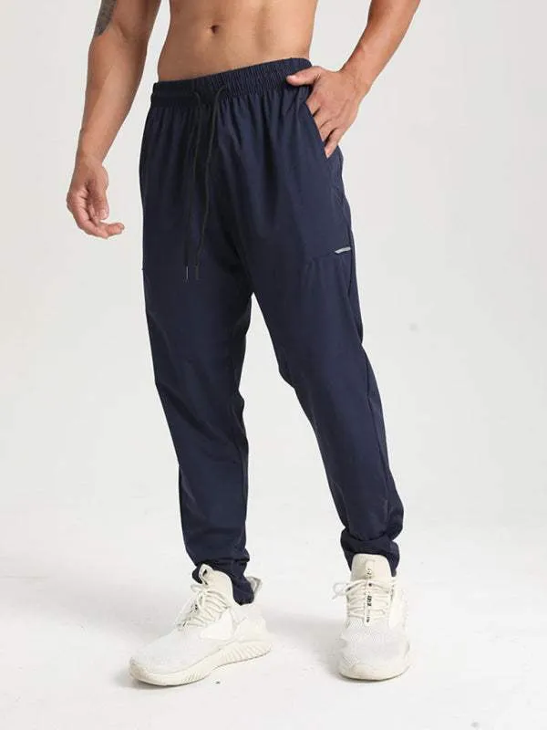 Men's Ultimate Quick-Dry Stretchy Fitness Trousers for Outdoor Adventure and Casual Running