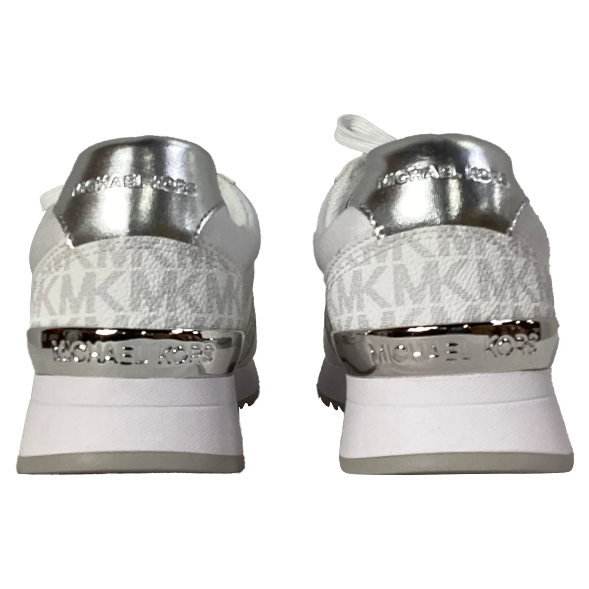Michael Kors Andi Trainer in Bright White Faux Leather