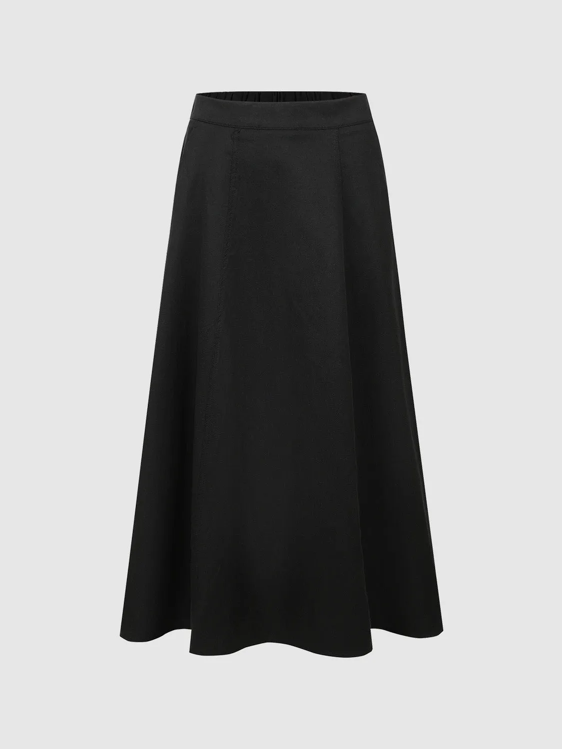 Midi A-Line Skirt