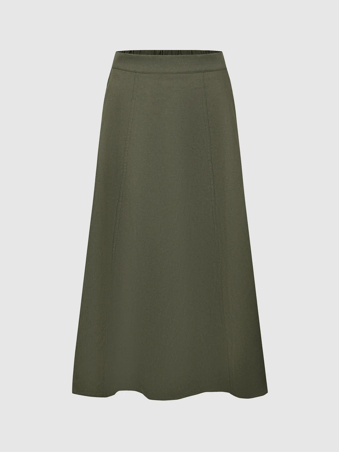 Midi A-Line Skirt
