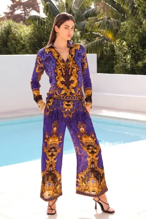 MIDNIGHT BLUE PALAZZO PANTS
