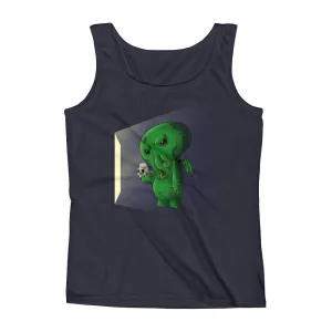 Midnight Snack Cthulhu Fitted Tank Top