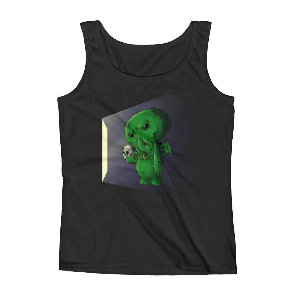Midnight Snack Cthulhu Fitted Tank Top