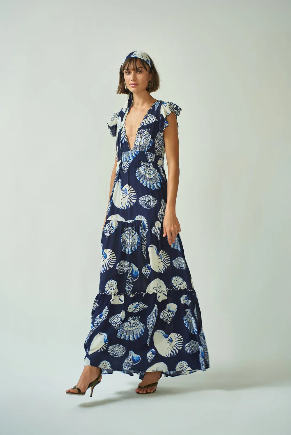 Mila Dress in Felicity Shell