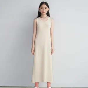 Minimalist Sleeveless Knit Dress