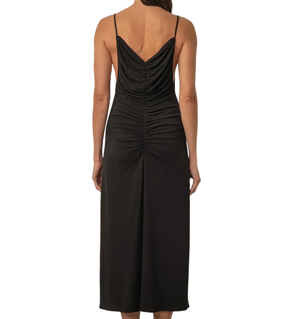 Moré Noir Black Georgia Resort Dress UK S