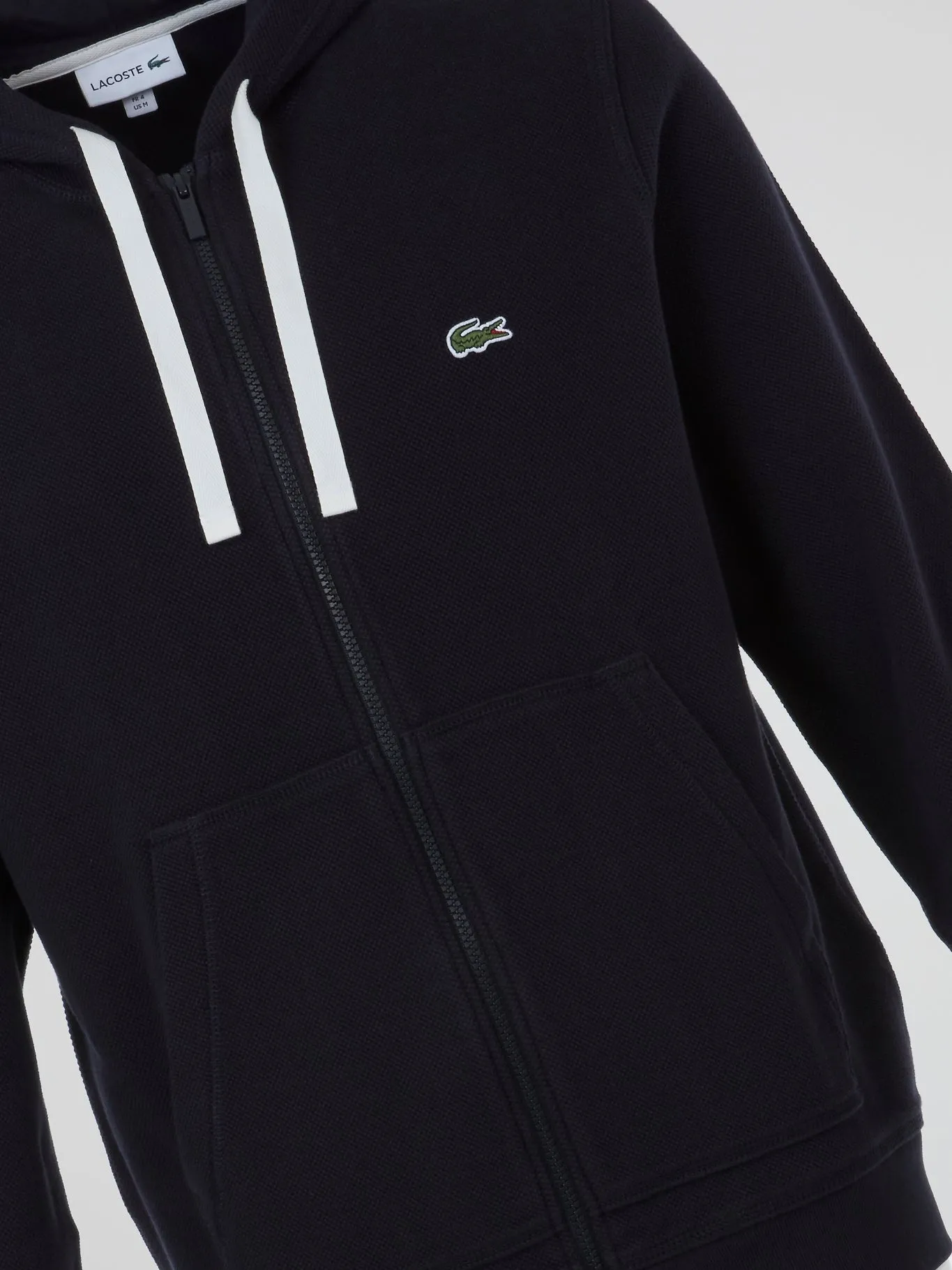 Navy Zip-Up Hooded Sweatshirt