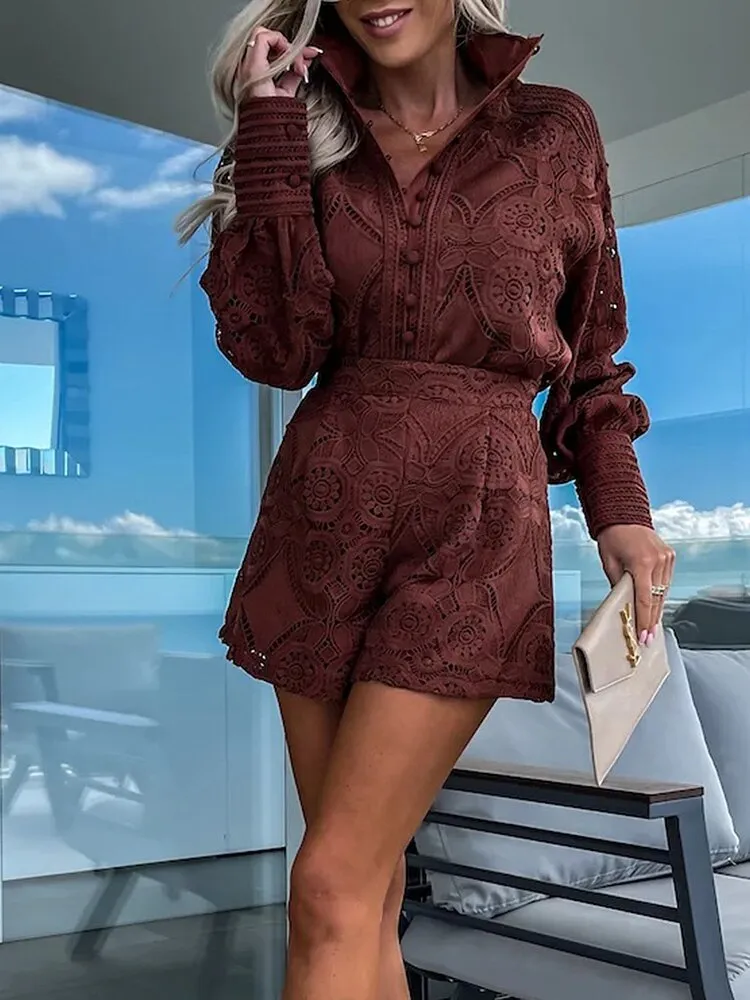 Nazareth® | Lace Romper Dress
