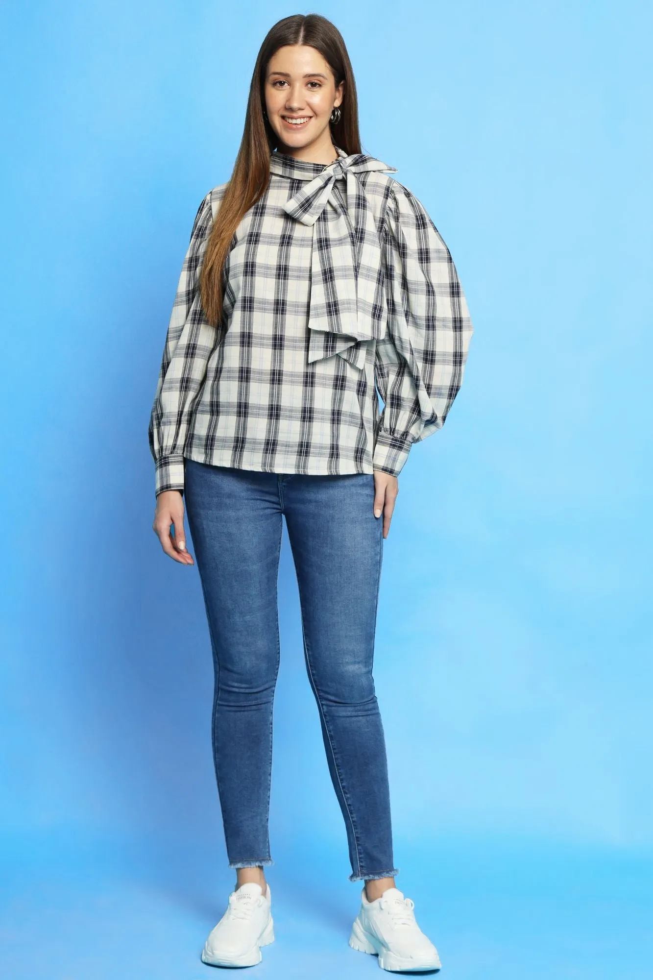 Neck Tie-up Top