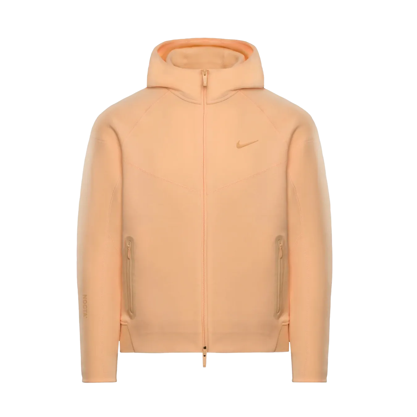 Nike x Nocta Tech Fleece Full Zip Hoodie 'Ice Peach'