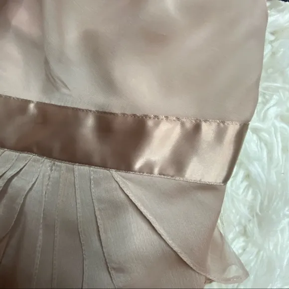 NWT Adrianna Papell One Shoulder Flutter Dress 10