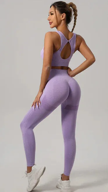 Nylon Backless Yoga Set