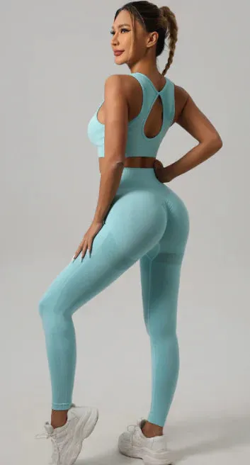 Nylon Backless Yoga Set