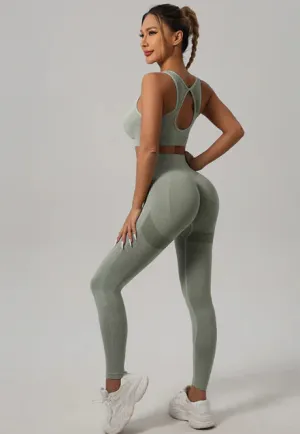 Nylon Backless Yoga Set