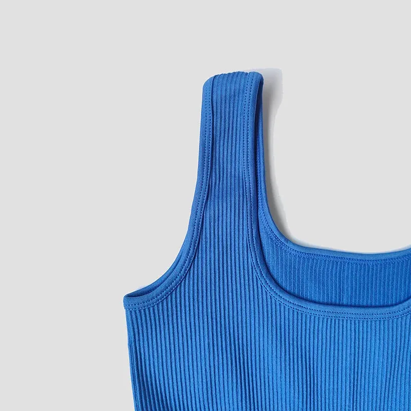 Obsidian Phoenix Seamless Ribbed Fitness Jumpsuit