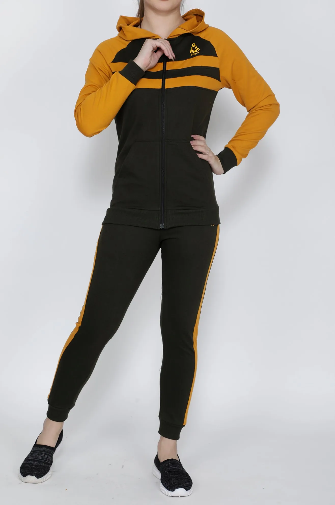Olive and Mustard Tracksuit