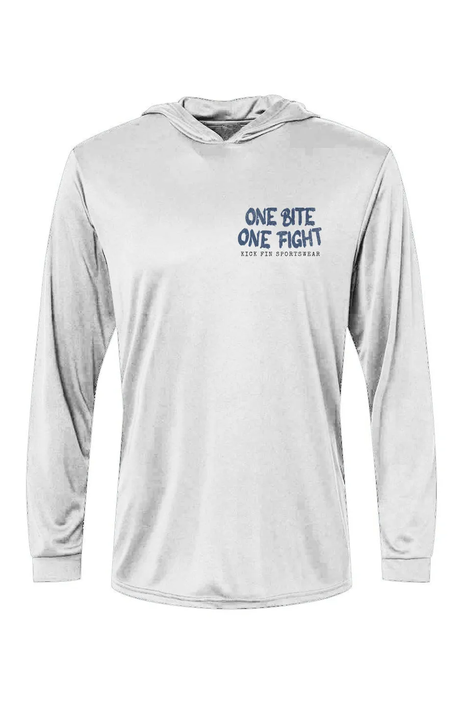 One Bite One Fight - Bahama Hooded LS UPF 50 Tee