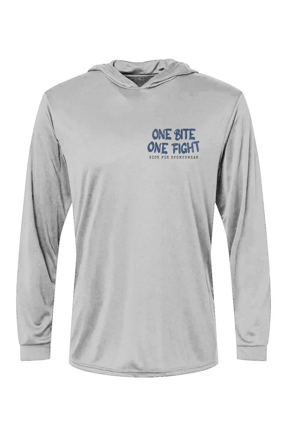 One Bite One Fight - Bahama Hooded LS UPF 50 Tee