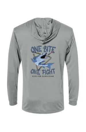 One Bite One Fight - Bahama Hooded LS UPF 50 Tee