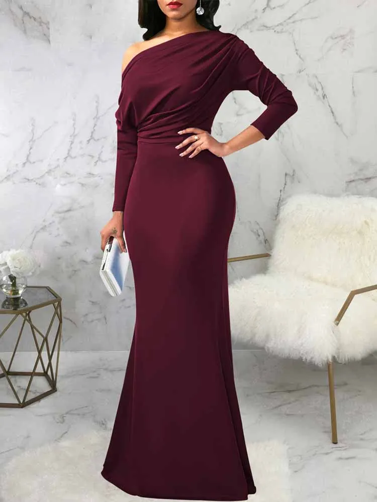 One Shoulder Elegant Party Dresses