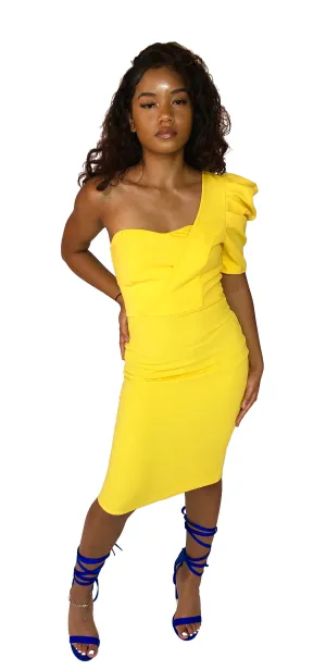 One Shoulder Party Dress