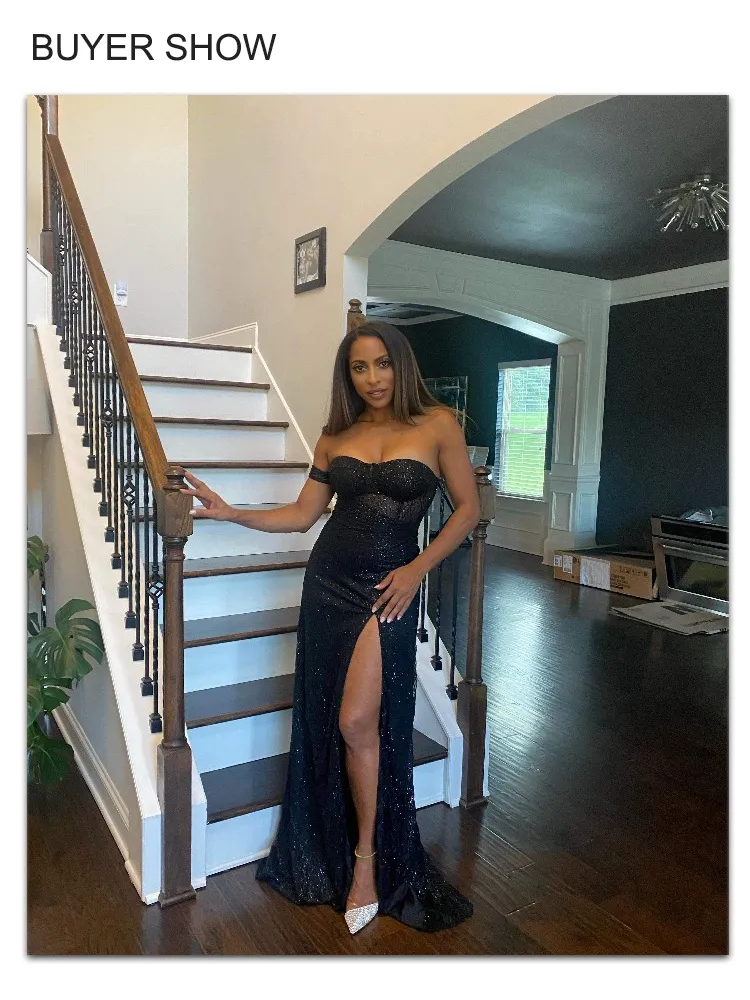 One Sleeve Strapless Split Leg Dress