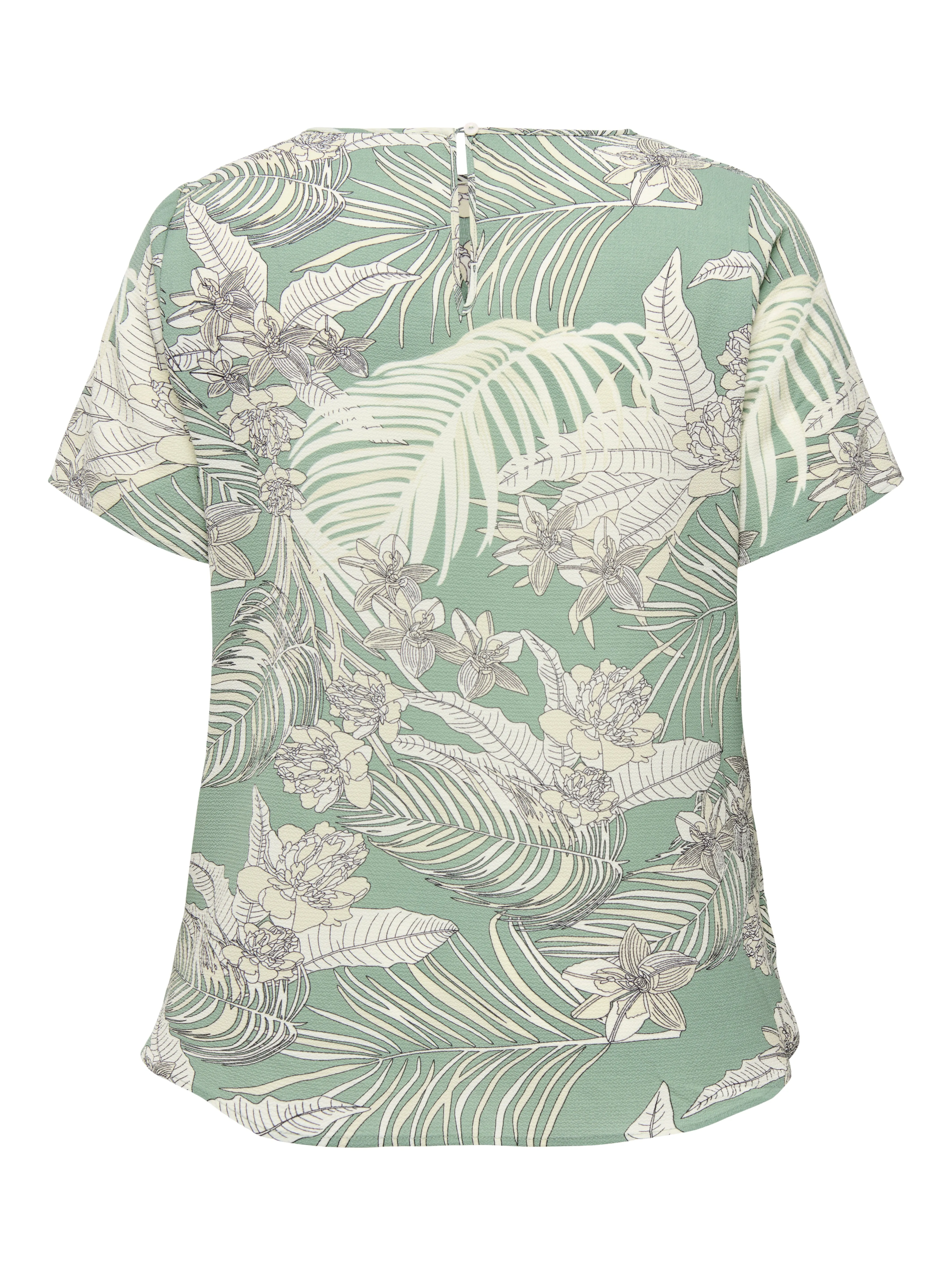 Only Carmakoma Vica Blouse in Hedge Green