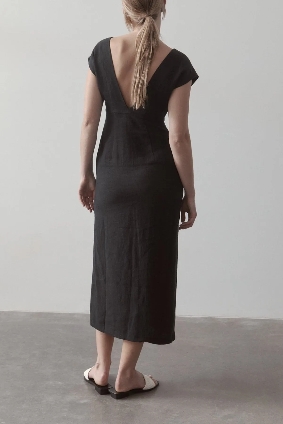 Origami Dress in Black