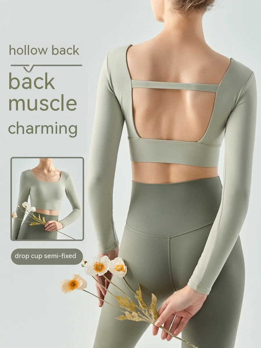 Outer Wear Chest Pad Workout Top