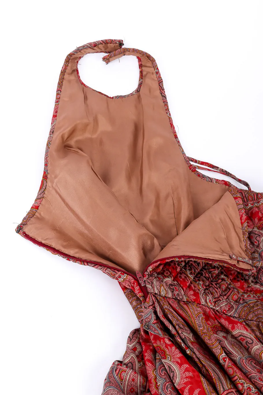Paisley Halter Jumpsuit & Shawl