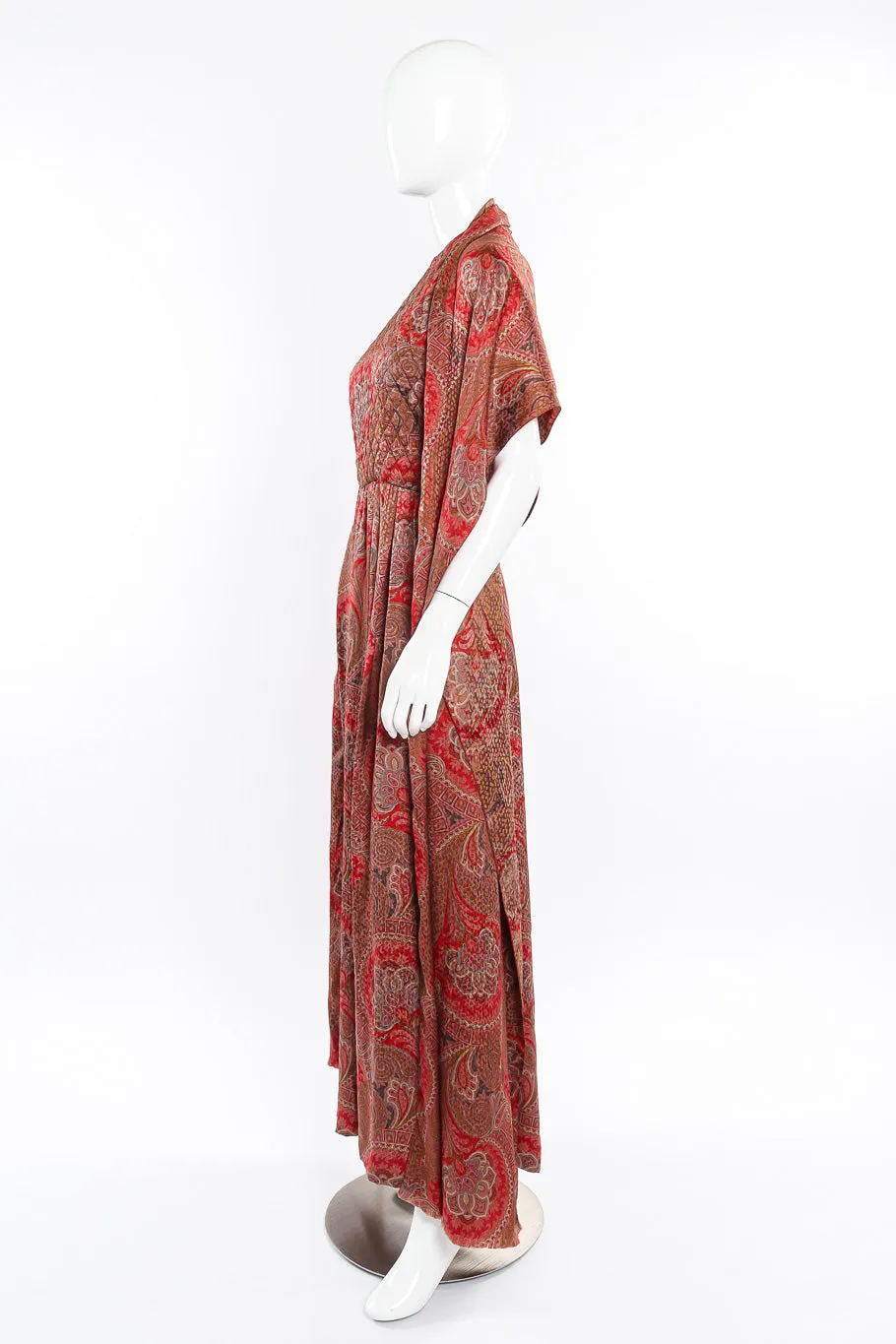 Paisley Halter Jumpsuit & Shawl