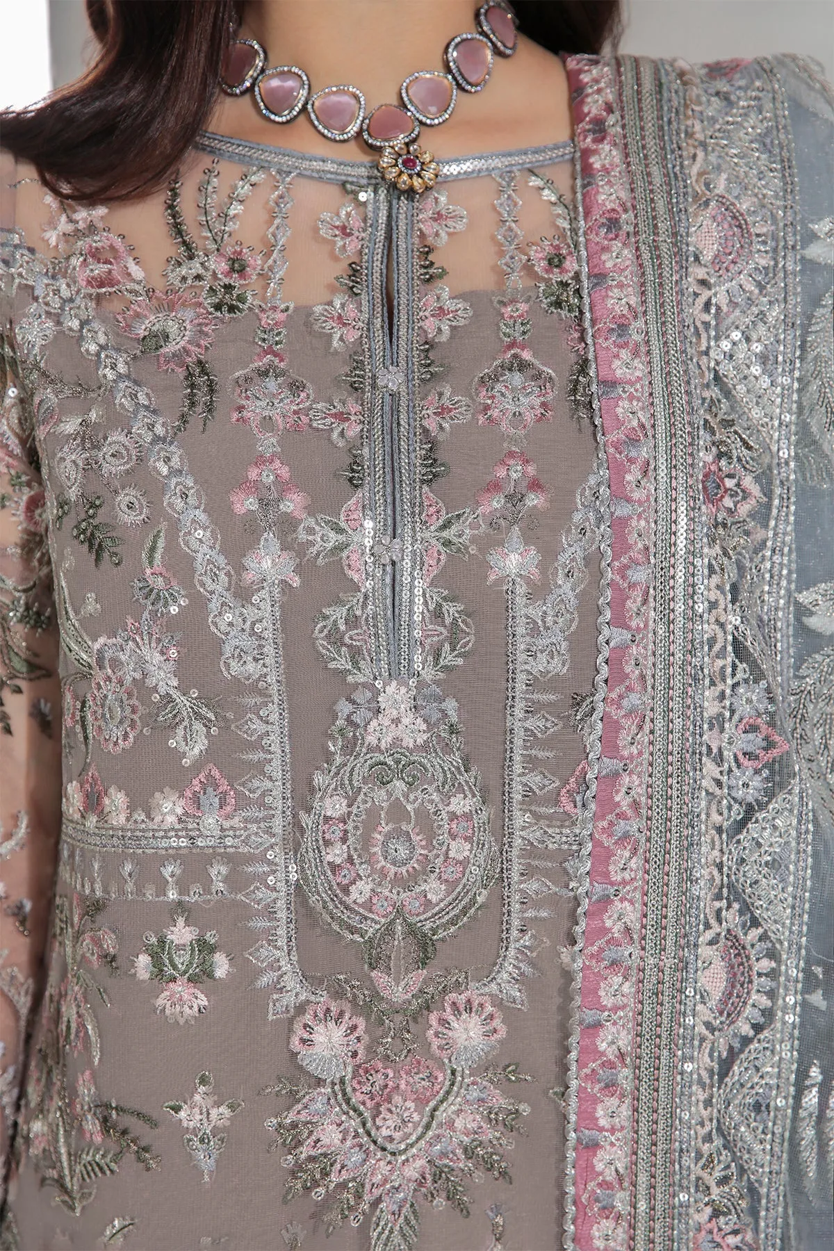 Pakistani Crimson Traditional Salwar Kameez Party Wear